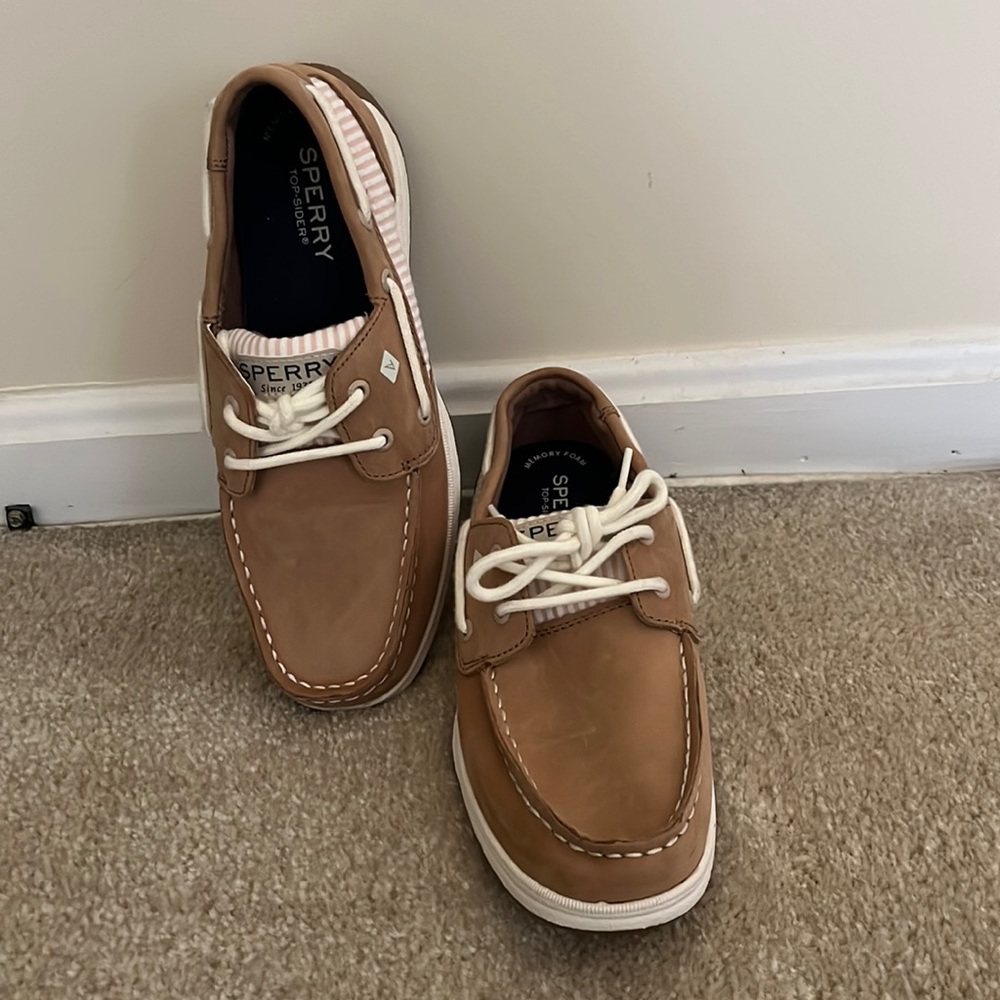 Sperrys never worn!!!